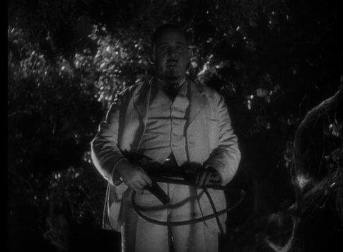 2. El Dr. Moreau como una deidad ante sus súbditos